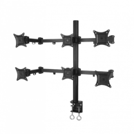 SBOX Stalak za 6 monitora stolni LCD-352/6, do 24", crni